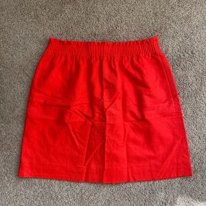 Perfect for Fall 🎃 J.Crew pumpkin orange sidewalk skirt